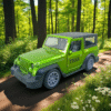 Mahindra Thar Die-Cast Toy Car - Brilliant Green