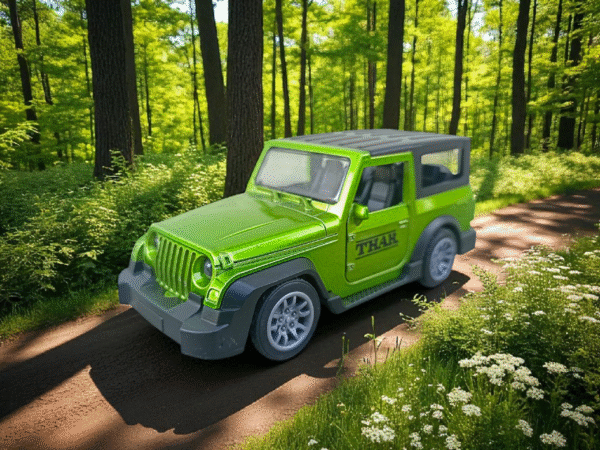Mahindra Thar Die-Cast Toy Car - Brilliant Green